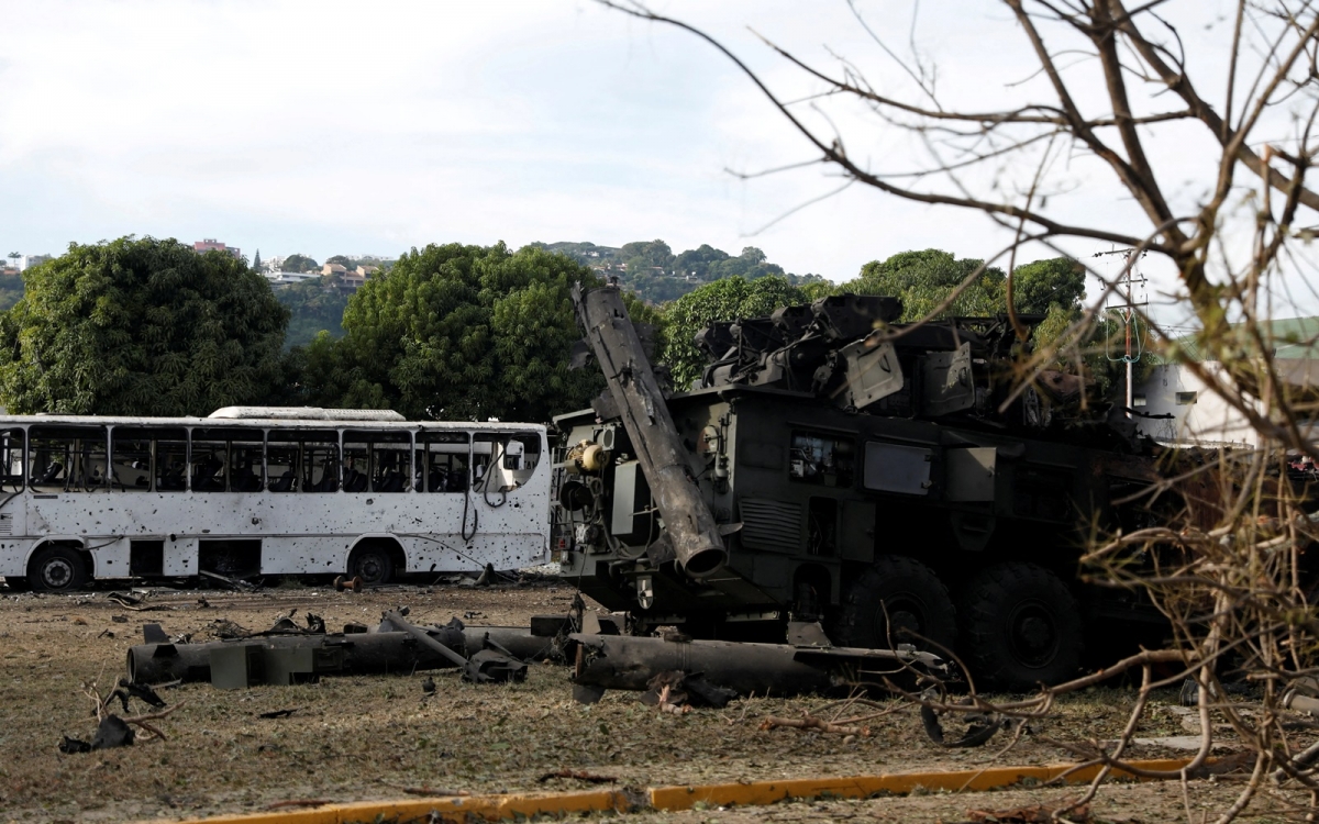 Hiện trường vụ Mỹ không kích Venezuela